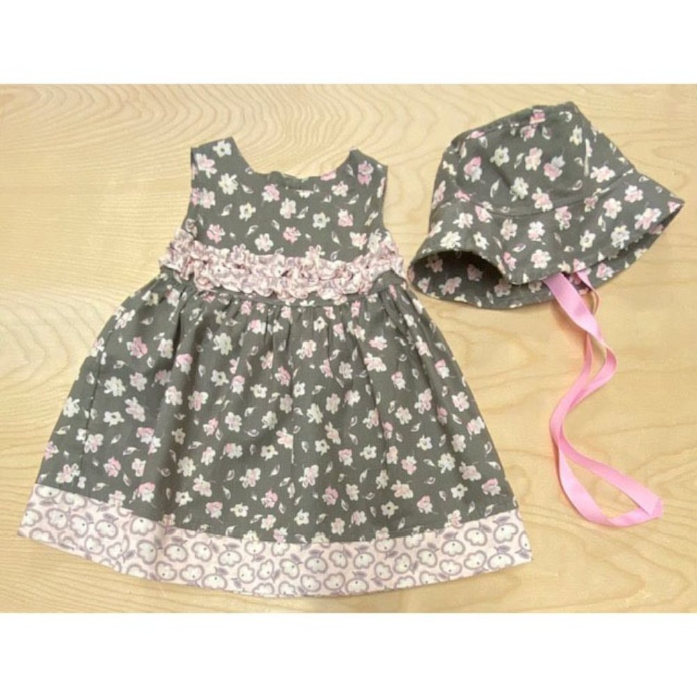 Baby Dress with hat NWT by Studio Bini